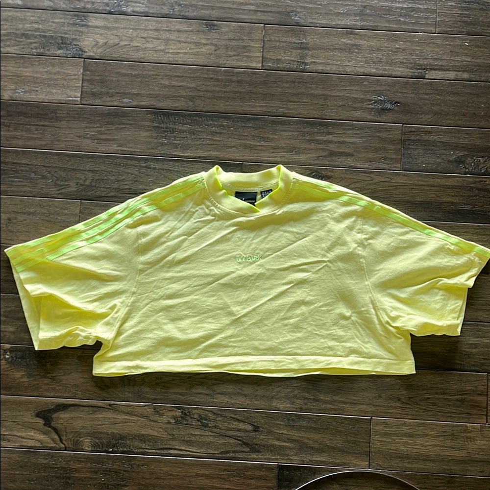 Adidas x Ivy Park Yellow Cropped Top